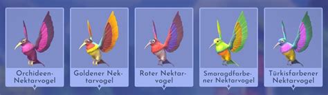 nektarvogel disney dreamlight valley|Roter Nektarvogel 